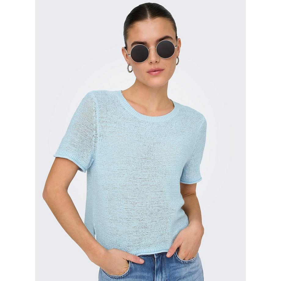 ONLY Kurzer Feinstrick Pullover  