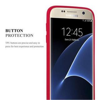 Cadorabo  Housse compatible avec Samsung Galaxy S7 - Coque de protection en silicone TPU flexible 