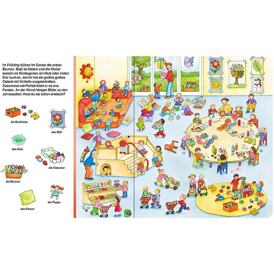 Sachen suchen: Die Jahreszeiten Gernhäuser, Susanne; Jelenkovich, Barbara (Illustrationen) Couverture rigide 