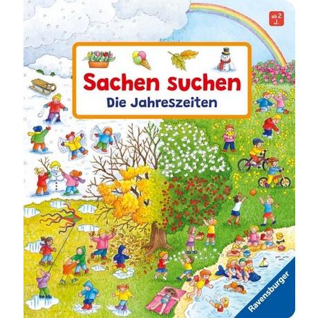 Sachen suchen Die Jahreszeiten Gernhäuser, Susanne; Jelenkovich, Barbara (Illustrationen) Copertina rigida 