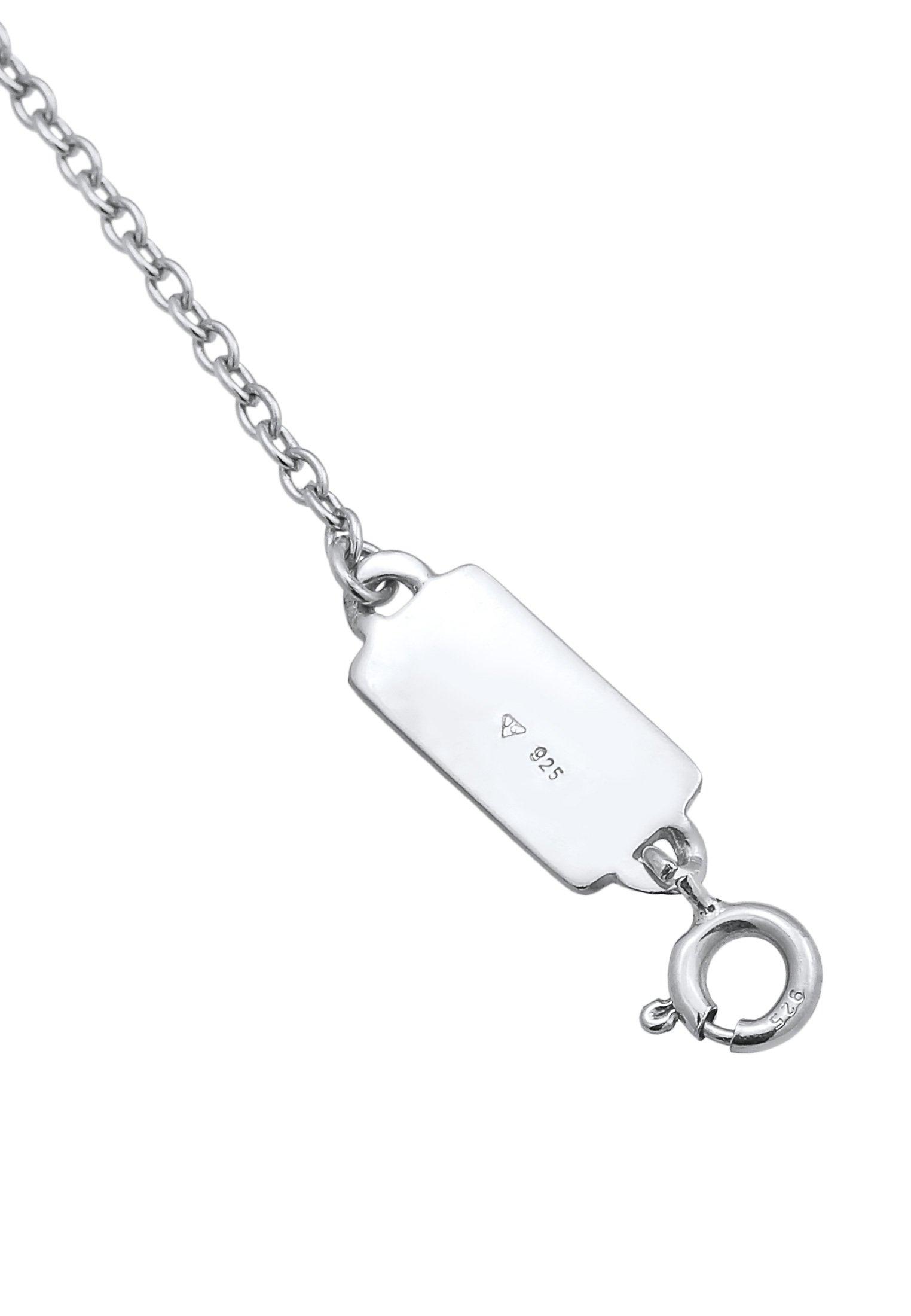 Kuzzoi  Halskette Tigerauge Edelstein Splitter 925 Silber 