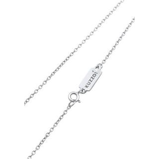 Kuzzoi  Halskette Tigerauge Edelstein Splitter 925 Silber 