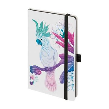 Carnet de notes Kompagnon White Trend 2021, 12,5 x 19,5 cm, pointé - Multicolores
