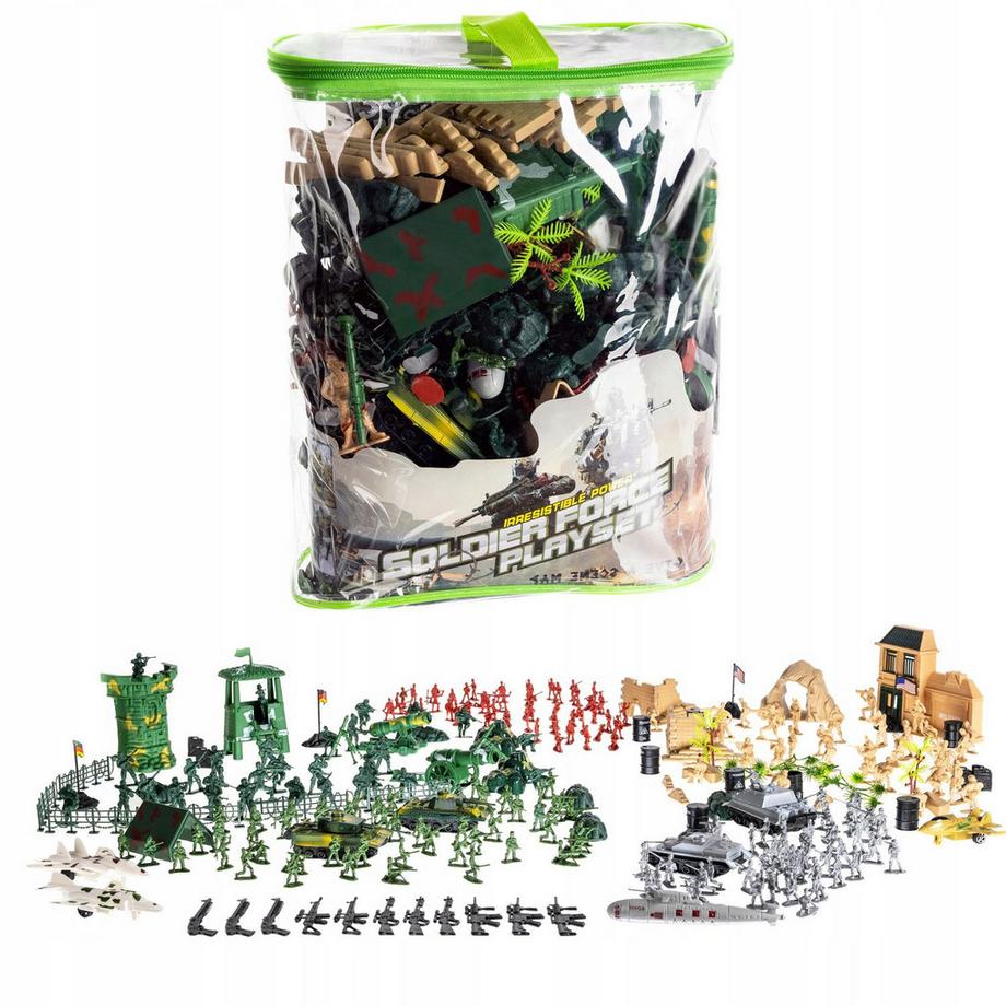 Kruzzel  Kit de construction de base militaire 300 pièces 