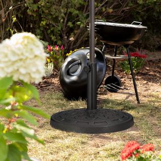 B2X Schwarzer Sonnenschirmständer  