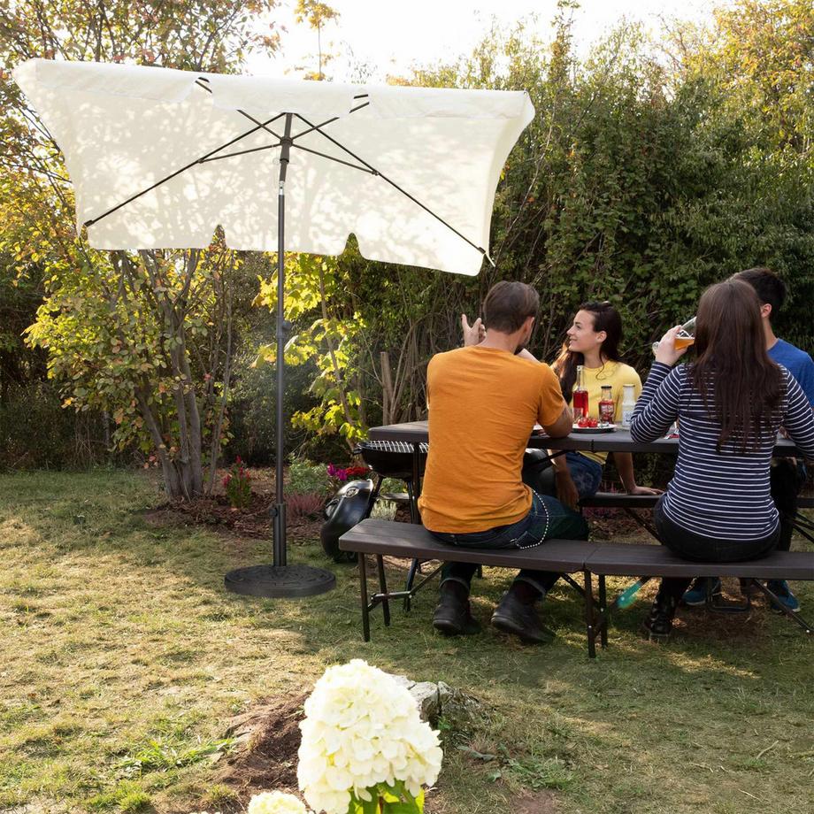 B2X Schwarzer Sonnenschirmständer  