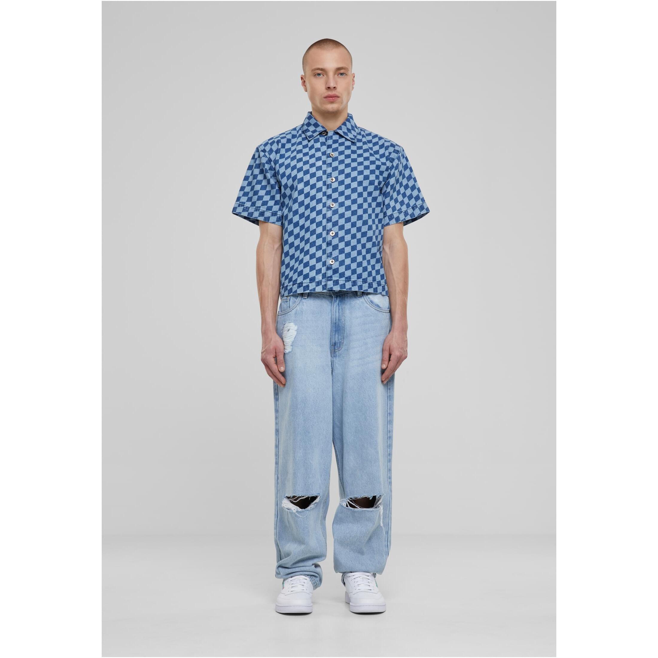 URBAN CLASSICS Bedrucktes Boxy Hemd  