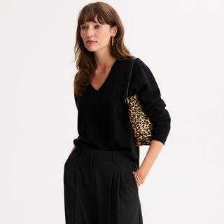 La Redoute Collections Feinstrick Kaschmir V-Ausschnitt Pullover  