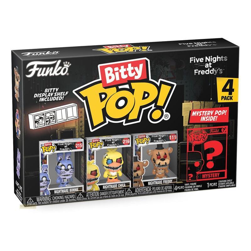 Funko  Blister 4 figure Bitty POP Five Nights at Freddys Nightmare Bonnie 