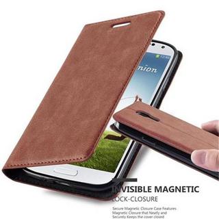 Cadorabo  Housse compatible avec Samsung Galaxy S4 - Coque de protection avec fermeture magnétique, fonction de support et compartiment pour carte 