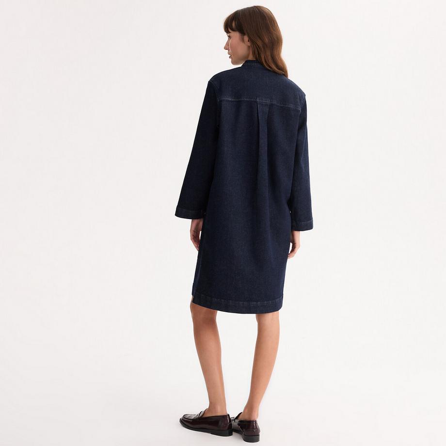 La Redoute Collections Langärmeliges Jeanskleid  