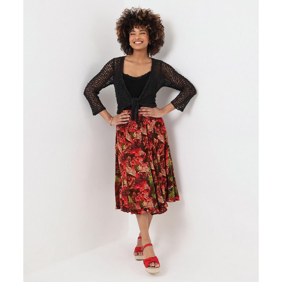 Joe Browns Leichter Popcorn Strick 3/4 Cardigan  