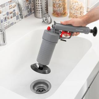 InnovaGoods Universelle Pressluftpistole zur Abflussreiniung, mit Adaptern KlinGun InnovaGoods  