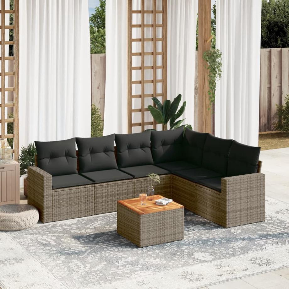 VidaXL Garten sofagarnitur poly-rattan  