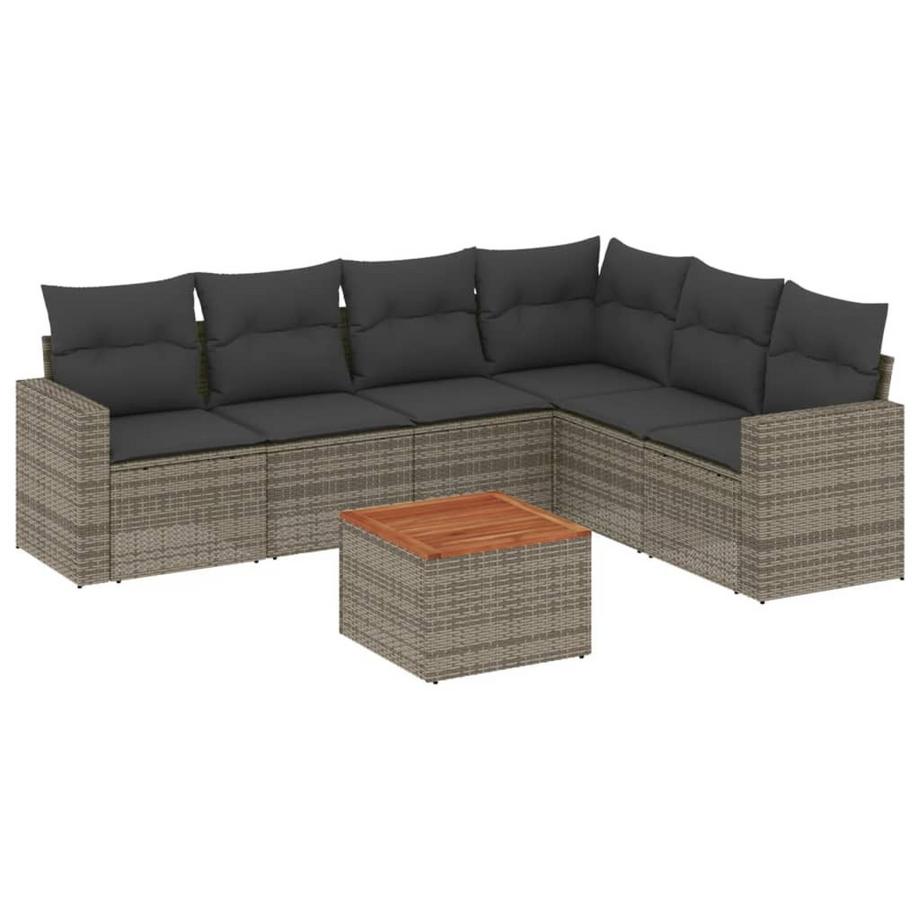Garten sofagarnitur poly-rattan