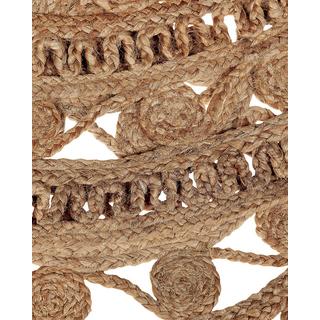 Beliani Tapis en Jute Boho KERER  