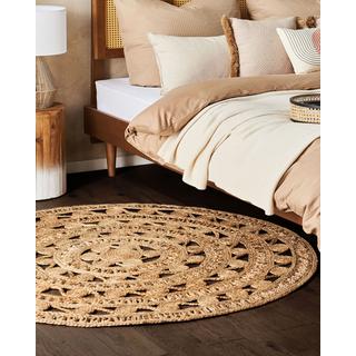 Beliani Tapis en Jute Boho KERER  