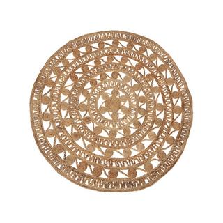 Beliani Teppich aus Jute Boho KERER  