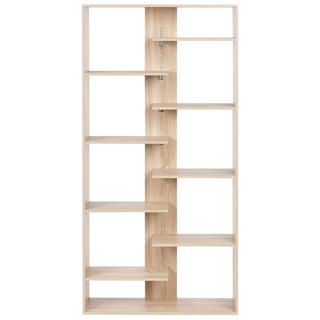 Beliani Bücherregal mit 8 Ebenen aus Faserplatte Skandinavisch FONTAS  