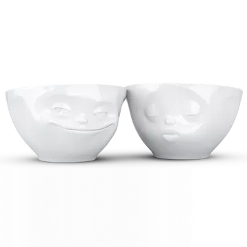 Set de coupes moyennes 200ml embrassant & souriant