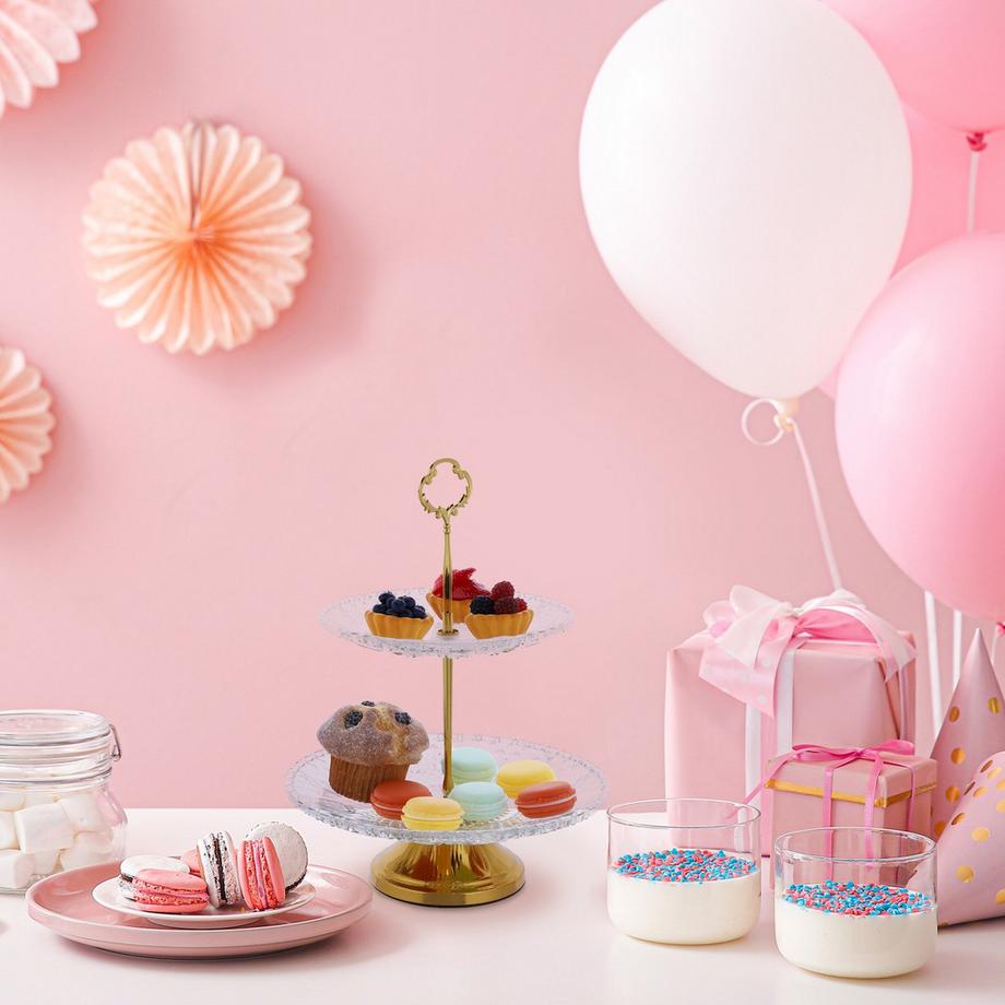 B2X  2-stöckige Glasetagere 