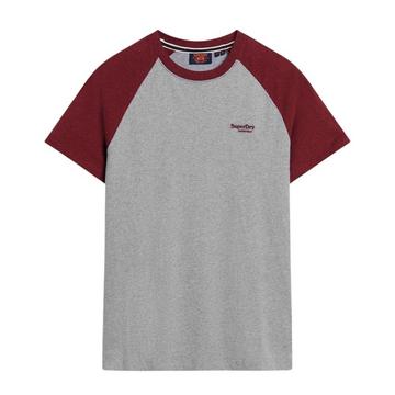 baseball-t-shirt aus bio-baumwolle essential