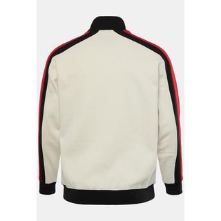 Sthuge Giacca di Felpa Collo Alto Inserti a Contrasto  