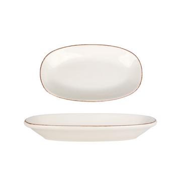 Assiette de service - Retro -  Porcelaine - lot de 2