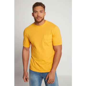 T-shirt avec col rond et manches courtes, poche sur la poitrine