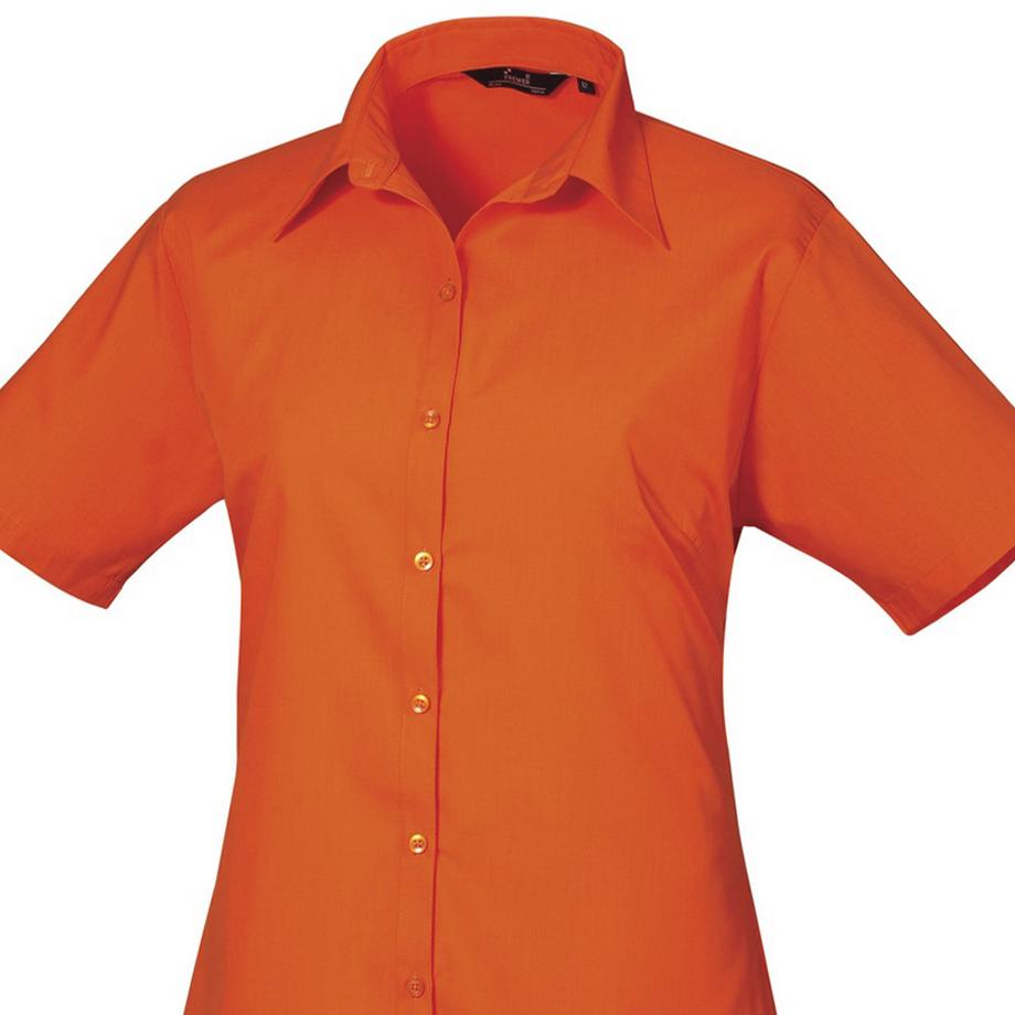 PREMIER Chemisier Manches Courtes Popeline Chemise de Travail  