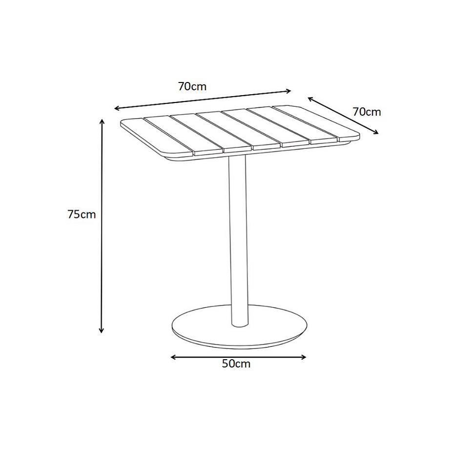 Vente-unique Table de jardin LYLIOS  