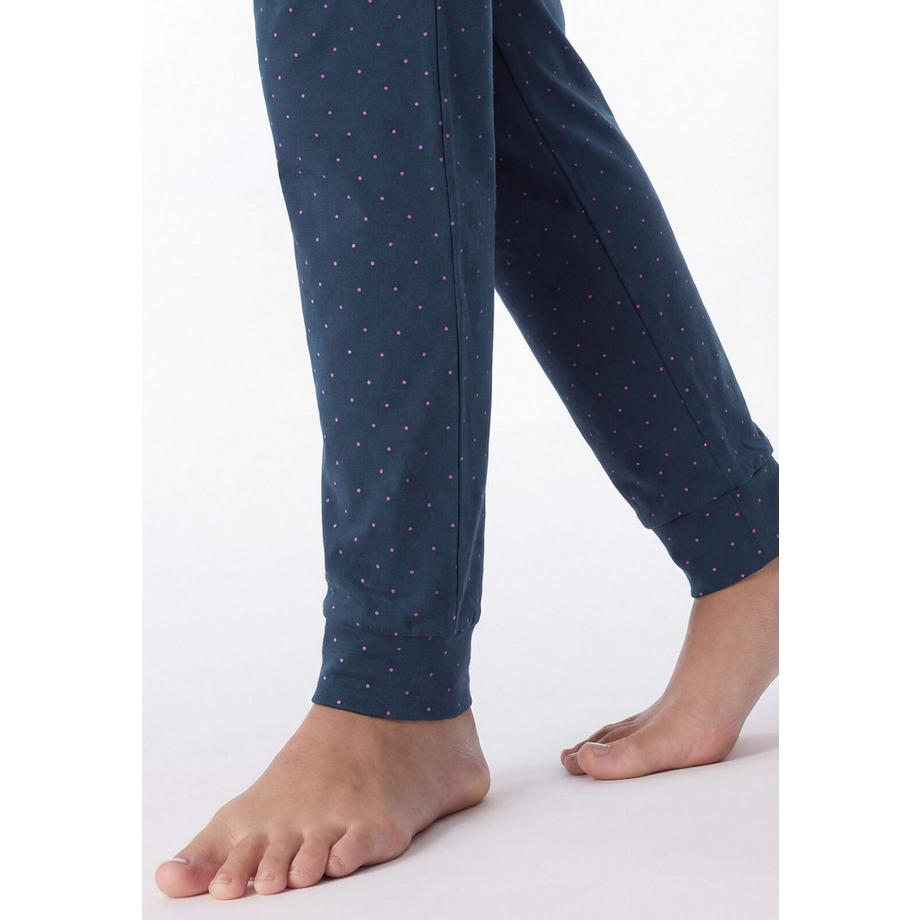 Schiesser Pyjama mit rundem Ausschnitt  