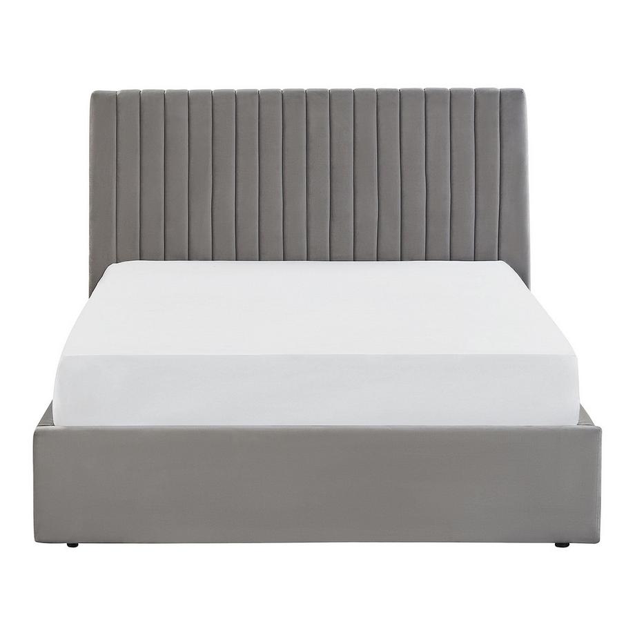 Beliani Lit ottoman en Velours Moderne VION  