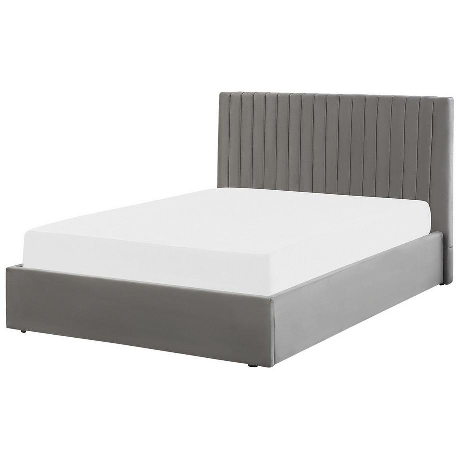 Beliani Lit ottoman en Velours Moderne VION  