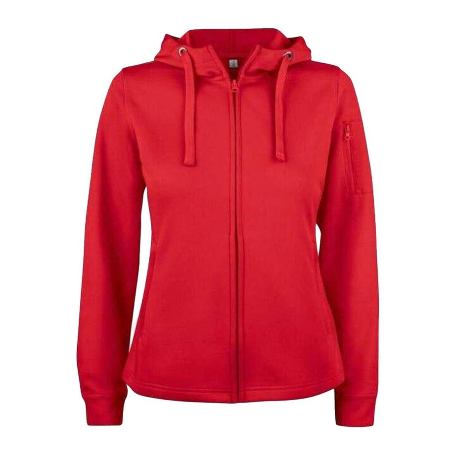 Basic Hoodie Mit Durchgehendem Reißverschluss