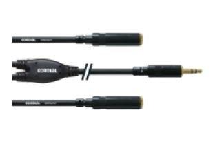 Cordial  Cordial CFY 0.3 WYY cavo audio 0,3 m 3.5mm 2 x 6.35mm Nero 