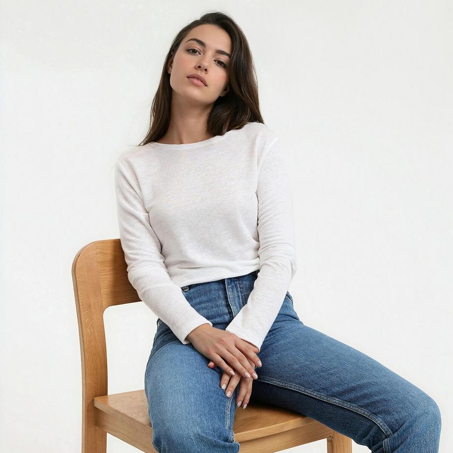 Shirt mit rundem Ausschnitt