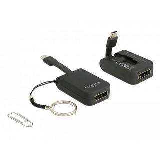 DeLock  DeLOCK 63940 câble vidéo et adaptateur 0,03 m USB Type-C DisplayPort Noir 