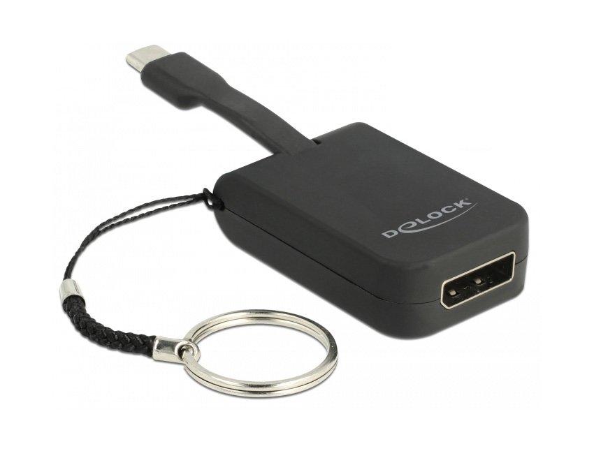 DeLock  DeLOCK 63940 Videokabel-Adapter 0,03 m USB Typ-C DisplayPort Schwarz 