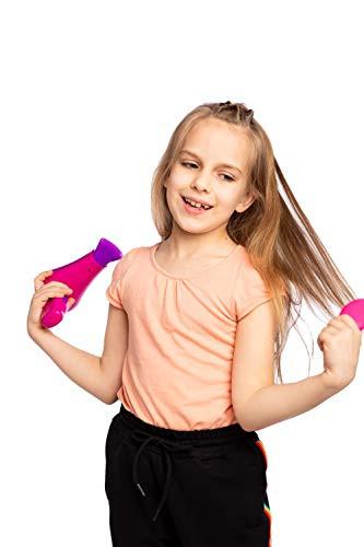 Activity-board  kleines Puppensalon-Spielzeugset mit Haartrockner, Spiegel und anderem Friseur- und Stylingzubehör 