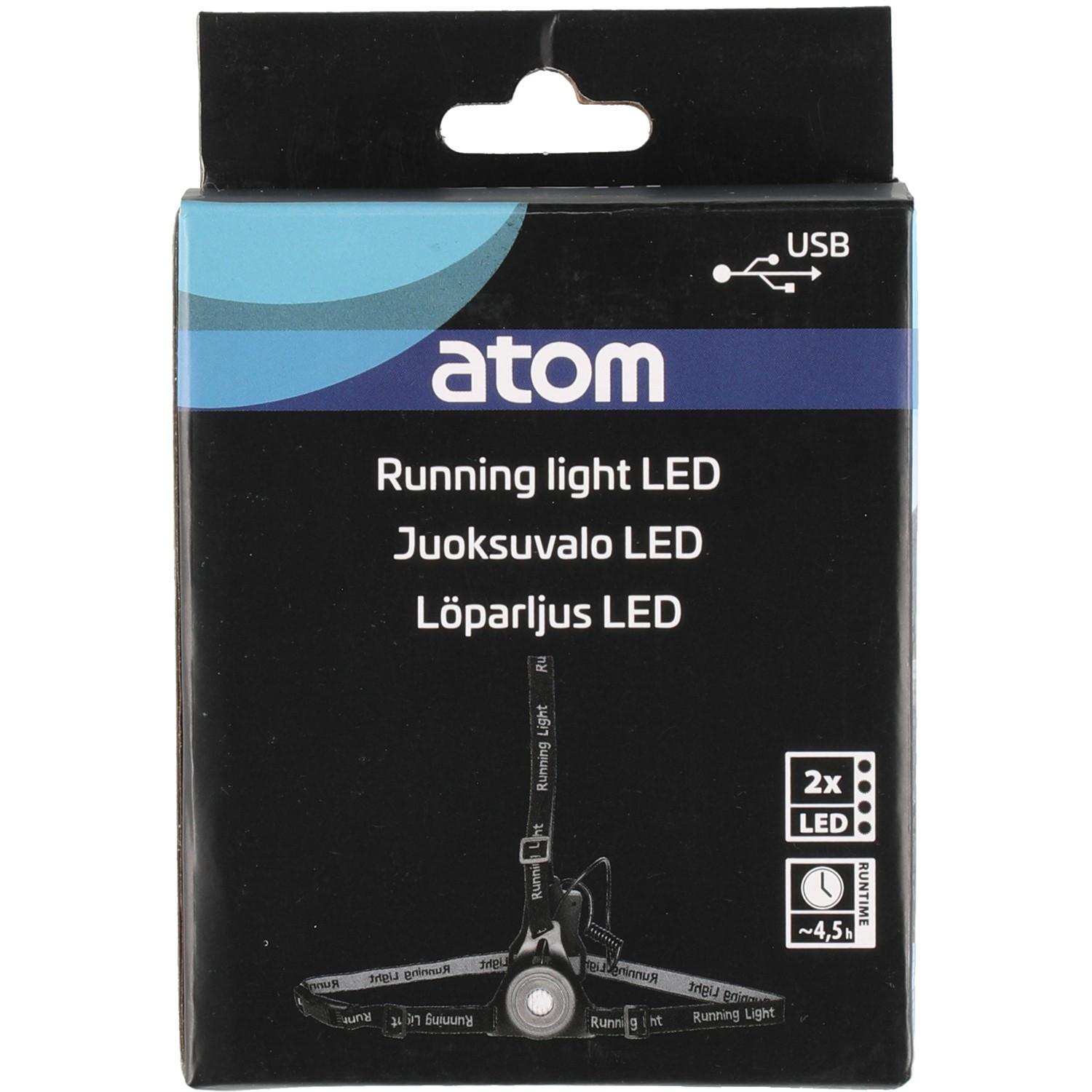 Atom  Lampada da corsa modello Chest LED 