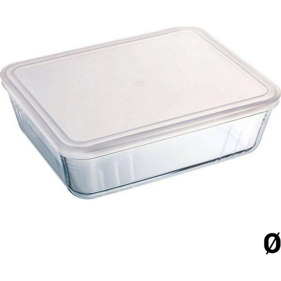 PYREX Forma oblunga con coperchio in plastica 25x20 cm/2,6 L Cook  