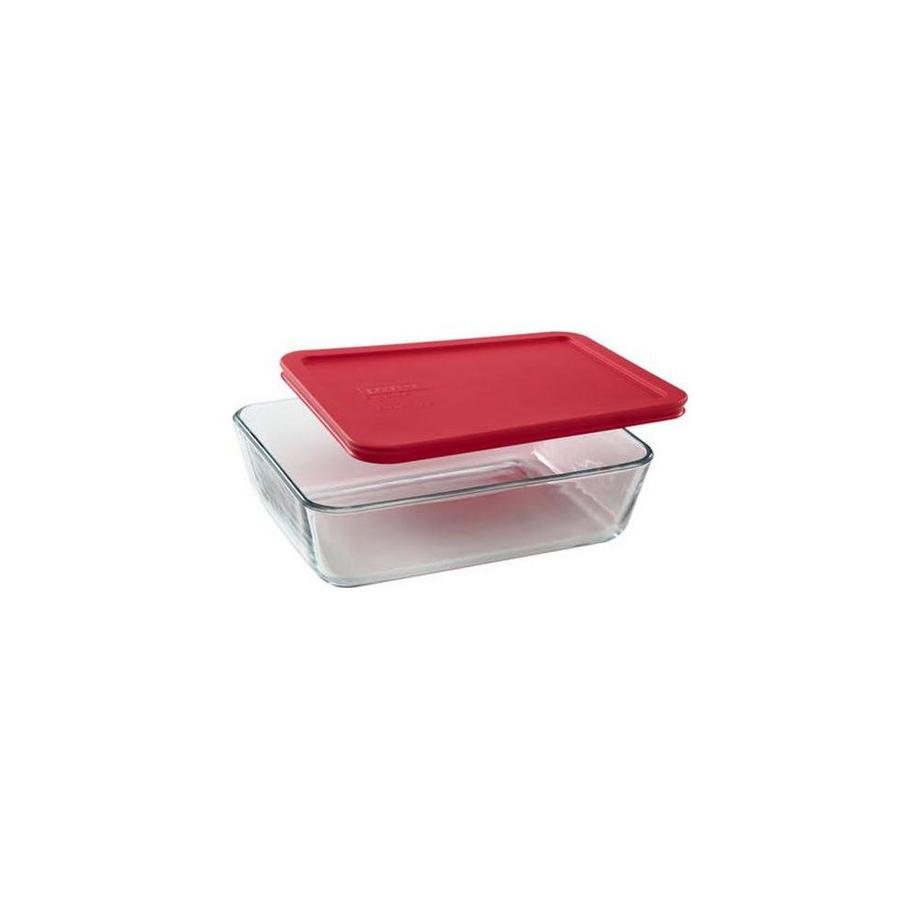 PYREX Forma oblunga con coperchio in plastica 25x20 cm/2,6 L Cook  
