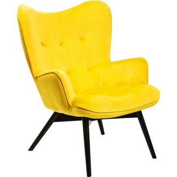 Sessel Vicky Velvet Yellow