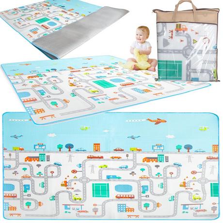 Pricenet Pädagogische Schaumstoffmatte für Straßenkinder, 180 x 200 cm  