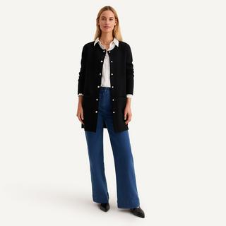 La Redoute Collections Feinstrick Langer Cardigan  