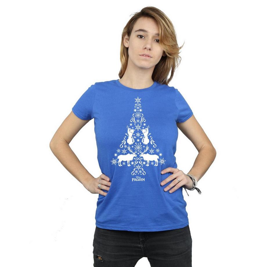 Disney Frozen T-Shirt Albero di Natale  