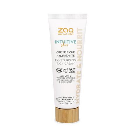 ZAO MAKEUP  Crème riche hydratante - Certifiée bio et vegan 