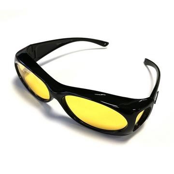 Figuretta - Lunettes de soleil HD Glasses Fitover - Noir