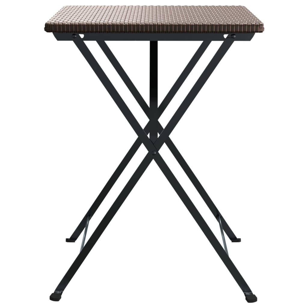 VidaXL Klappbare bistrotisch poly-rattan  